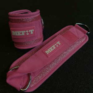 MEFIT GLITTER ANKLE STRAPS BARBIE PINK