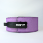 MEFIT Glitter Lifting Belt Mystic Lilac – 13 mm brede powerlifting riem met paarse glitterafwerking, voor optimale ondersteuning en stijl tijdens krachttraining.